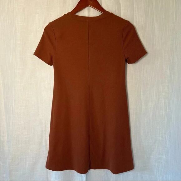 Forever 21 Waffle Knit Tee Shirt Dress Size Small - Picture 3 of 4